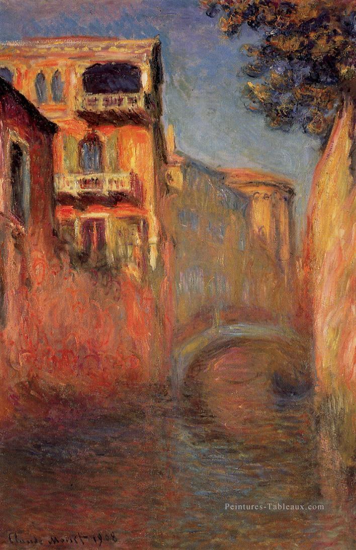 Rio della Salute II Claude Monet Peintures à l'huile